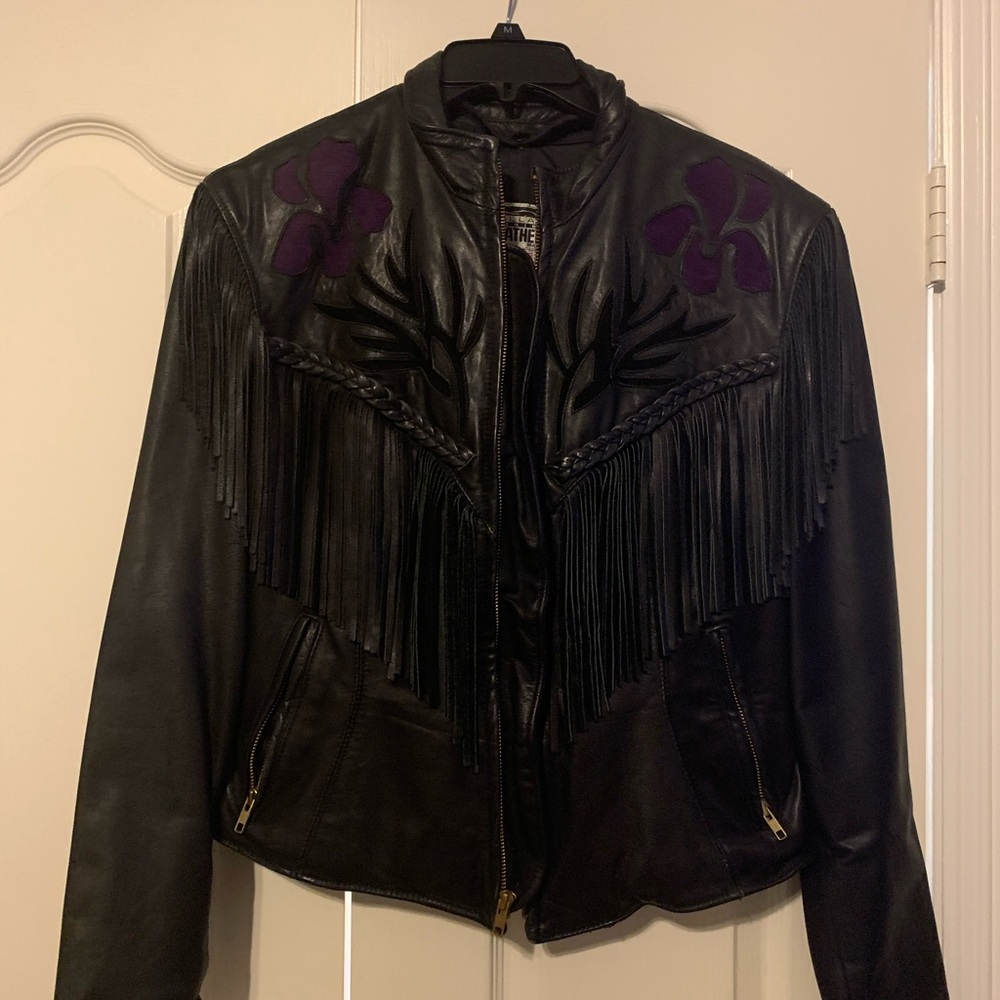 Dallas Leather Biker Jacket